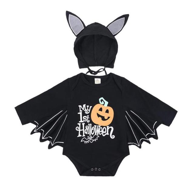 ハロウィン ベビー 着ぐるみ ロンパース 衣装 仮装 赤ちゃん コウモリ