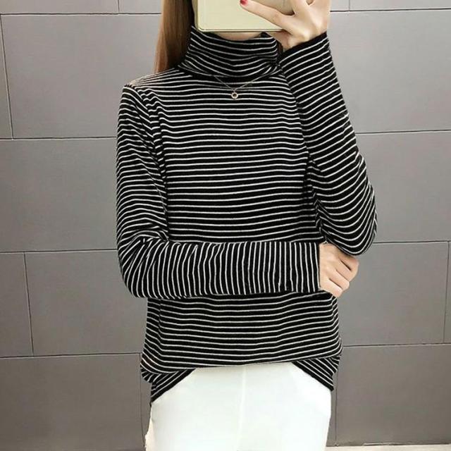 インナー tシャツ レディース 裏起毛 タートルネック 肌着