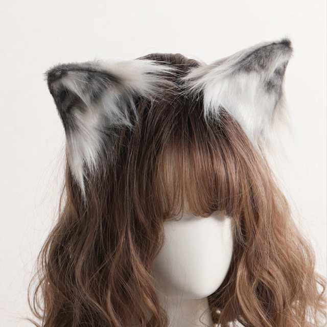 猫耳 カチューシャ ヘアクリップ ハロウィン コスプレ ヘア