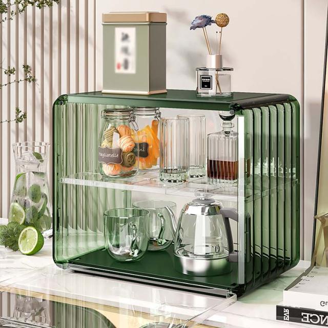 ミニ食器棚 食器棚 上置き アンティーク調 収納ボックス 収納