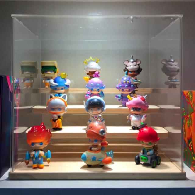 展示ボックス アクリルケース ステージ付き 模型 収納ケース