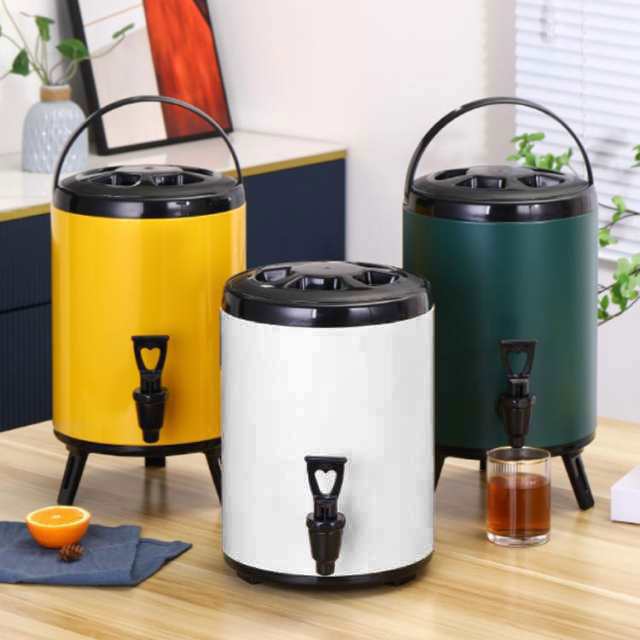 初売り お茶 大容量 保温 ハンドル付き ドリンク アウトドア 真空 6L 保冷 10L ステンレス 花見 ピッチャー 蛇口 ドリンクサーバー  ウォーターサ