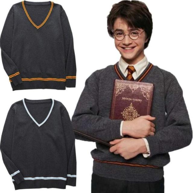 Harry Potter ハリーポッター 制服 カーディガン XXL ハリー・ポッター Harry Potter セーター ニットカーディガン