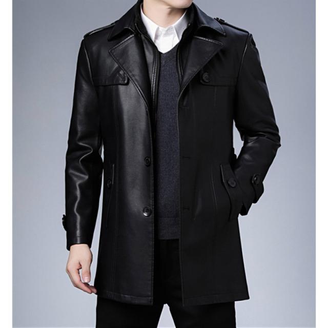 ライダースジャケット レザージャケット メンズ 革ジャン アウター ブルゾン コート シングル 大きいサイズ 秋 冬 PU