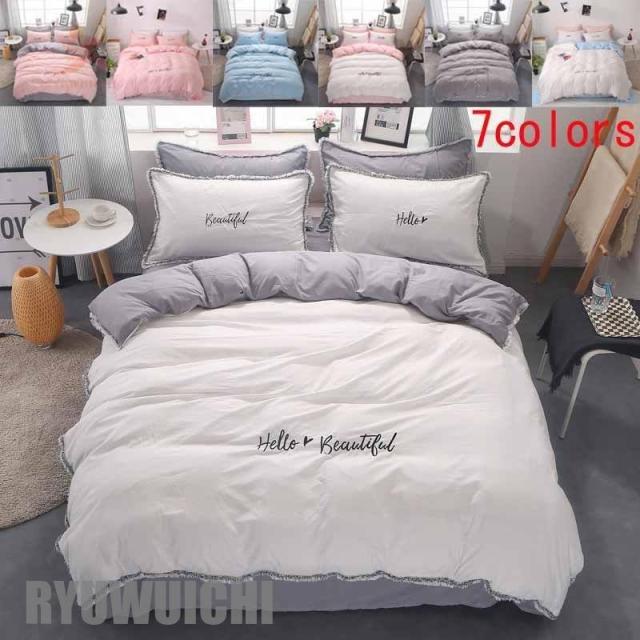 寝具セット オールシーズン 3点セット 掛け布団カバー ベッドシーツ 枕カバー 敷き布団カバー 可愛い ベッド用品 布団カバー おしゃれ 5の通販はau Pay マーケット Linelife