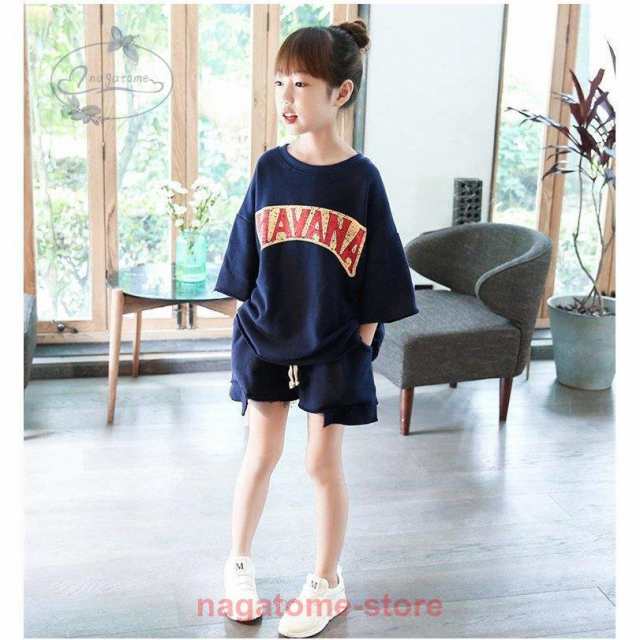 子供服 セットアップ 女の子 半袖 夏 2点セット Tシャツ 短パン ヒップホップ 韓国子供服 キッズ 可愛い おしゃれ 小学生 通学着 130 14の通販はau PAY マーケット - linelife | au PAY マーケット-通販サイト