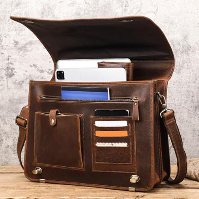 a4 メッセンジャーバッグ 斜めがけバッグ 本革 鞄 本革 レザー