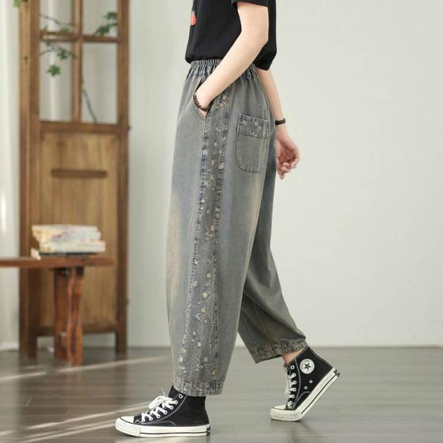 【美品】ヂェン先生の日常着　バルーンパンツ（ブルーグレー） ヂェン先生の日常着 バルーンパンツ ブルーグレーM ヂェン先生の日常着