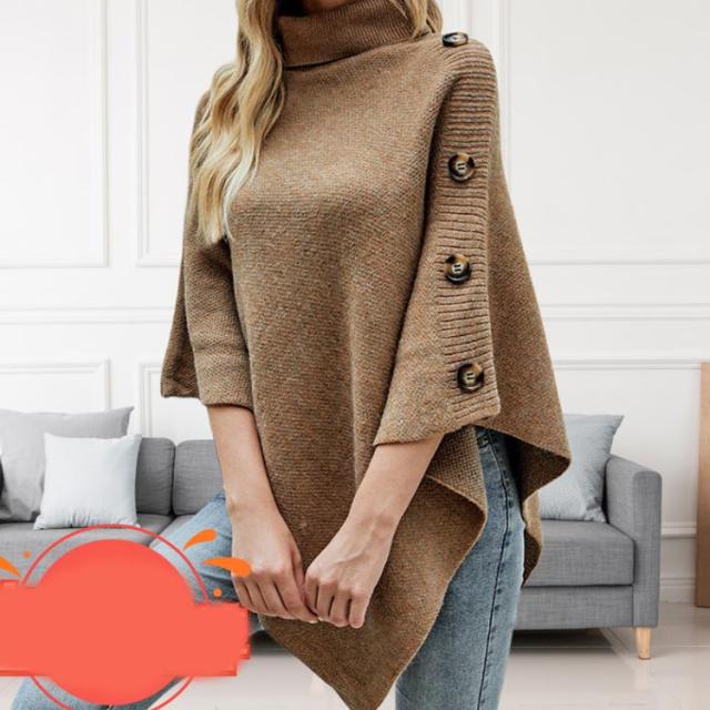 [ニーマンバイ] フェイク ウール コート ポンチョ タートル 秋 冬 レディース ケープ マント マント風 ドルマン ニーマンバイ] フェイク ウール コート ポンチョ タートル 秋 冬