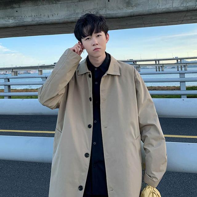 トレンチコート ステンカラーコート メンズ クラシックコート ロングコート メンズコート アウター コート ロング丈 秋 春 スプリングコの通販はau Pay マーケット Linelife