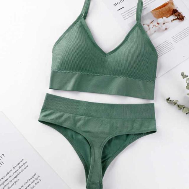 ブラジャー ショーツ セット ノンワイヤー ブラセット