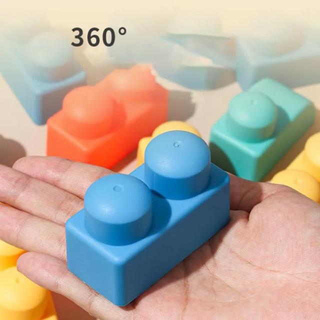 やわらかブロック 立体 3D ブロック 知育玩具 知育ブロック