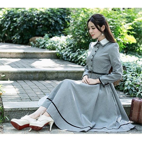 英国のお嬢様のように着ているクラシック一品 ワンピース マキシワンピース ロングワンピースの通販はau Pay マーケット Linelife