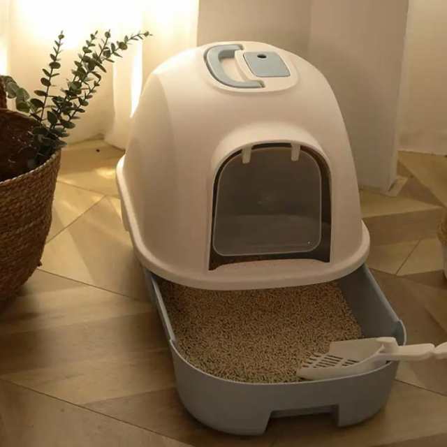 猫トイレ本体 取り外し可能 引き出し ペットトイレ 大きめ ネコトイレ