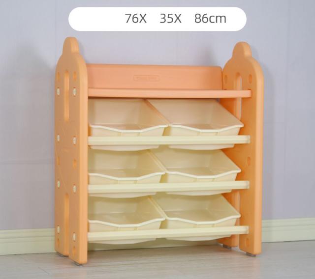 こども 絵本棚 おもちゃ 収納 ボックス ラック おしゃれ 入学 入園 プレゼント 絵本 おもちゃ トイハウスラック 4段 お片付け 出産祝い 6,818円