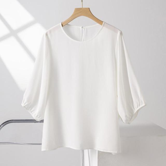 レディース プルオーバー シャツ プルオーバー ブラウス シルク