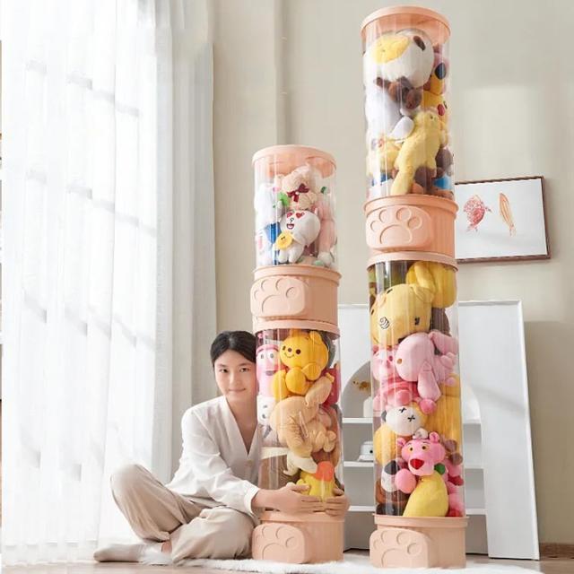 収納チューブ 収納ボックス 収納ケース ぬいぐるみ収納 おもちゃ