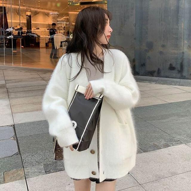 【2017年新作/春秋】レディースアウター コートカーディガン ニット セーター ロング丈 カジュアル キャメル XL ニット セーター カーディガン コート アウター 上着 レディース 羽織