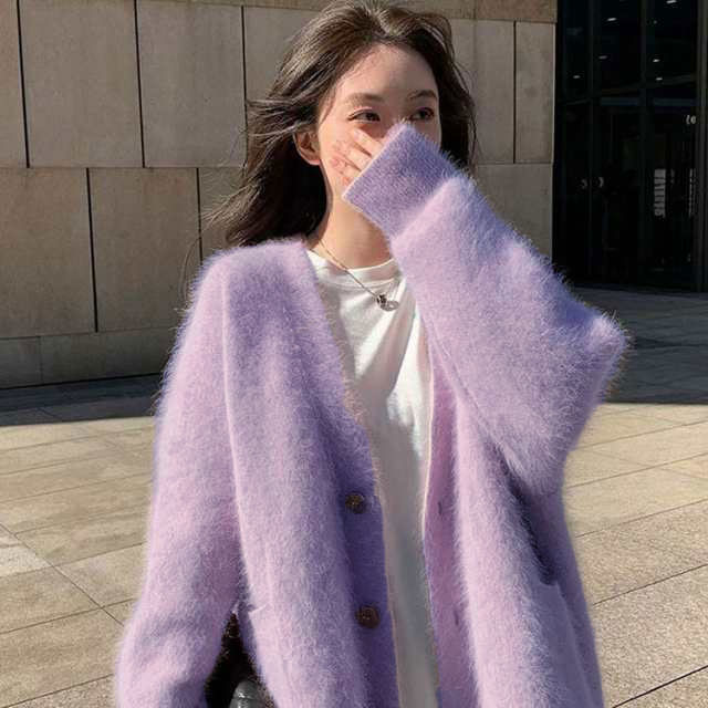 ゆったりフリー❗classica婦人ふわふわモコモコ軽暖あったかカーディガンです ゆったりフリー❗classica婦人ふわふわモコモコ軽暖あったか