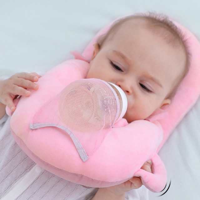 公式 授乳クッション 哺乳瓶ホルダー 枕 赤ちゃん ベビー ハンズフリー 新生児