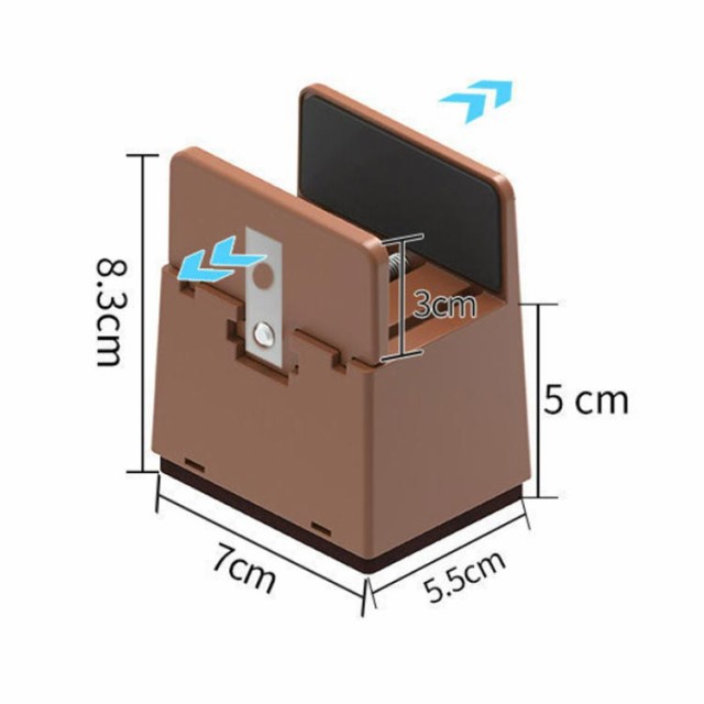 2タイプ展開 高さ調整 テーブル 継ぎ脚 4個セット 5cm 10cm 高さ