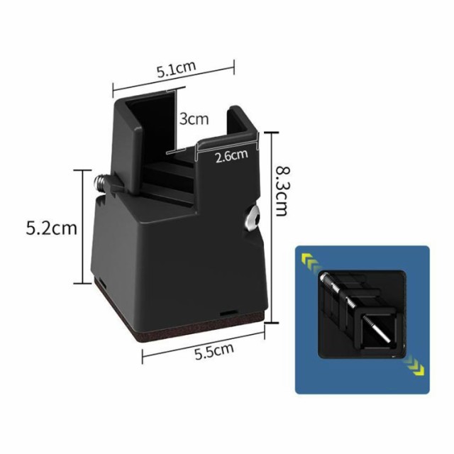 2タイプ展開 高さ調整 テーブル 継ぎ脚 4個セット 5cm 10cm 高さ