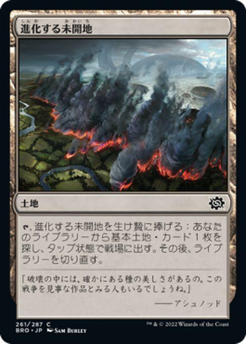 マジック：ザ・ギャザリング  マジック：ザ・ギャザリング 兄弟戦争 進化する未開地(コモン) MTG