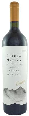 ボデガ　コロメ / 　アルトゥーラ　マクシマ　マルベック　[2017]　750ml・赤　Bodega Colome /  Altura Maxima Malbec