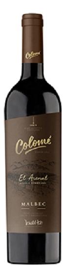 ボデガ コロメ エル アレナル マルベック [2020] 750ml 赤　Bodega Colome El Arenal Malbec