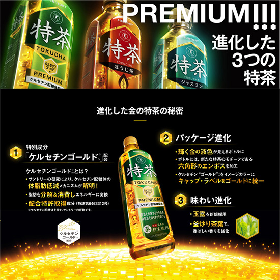 特茶サントリー 伊右衛門 特茶 ジャスミン 500ml×24本入 ペット