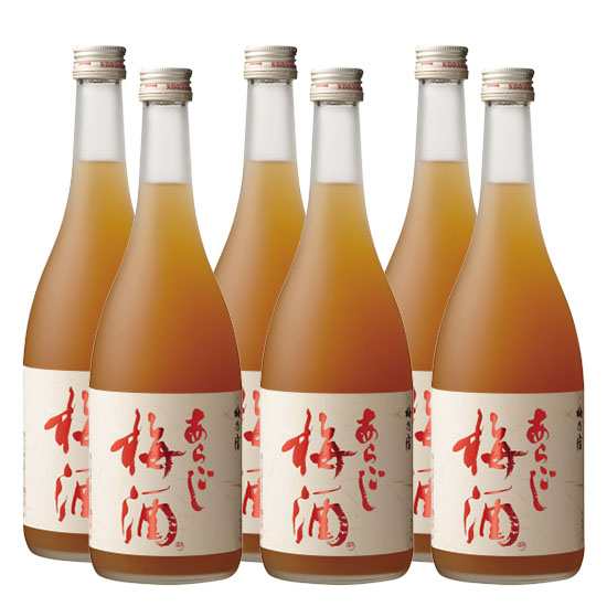 梅乃宿酒造 あらごし梅酒 720ml 6本セット 送料無料