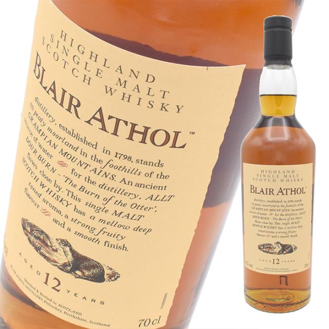 ウイスキー 43度 UD 花と動物シリーズ ブレアソール（ブレアアソール）12年 700ml 瓶 1本の通販は