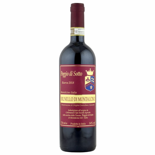 ポッジョ ディ ソット ブルネッロ ディ モンタルチーノ リゼルヴァ [2018] 750ml 赤 POGGIO DI SOTTO BRUNELLO DI MONTALCINO RISERVA