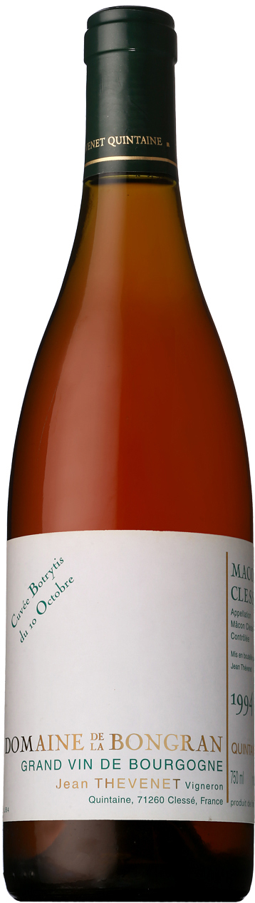 ドメーヌ ド ラ ボングラン マコン クレッセ キュヴェ ボトリティス [1994] 750ml 白 DOMAINE DE LA BONGRAN MACON CLESSE CUVEE BOTRYTIS