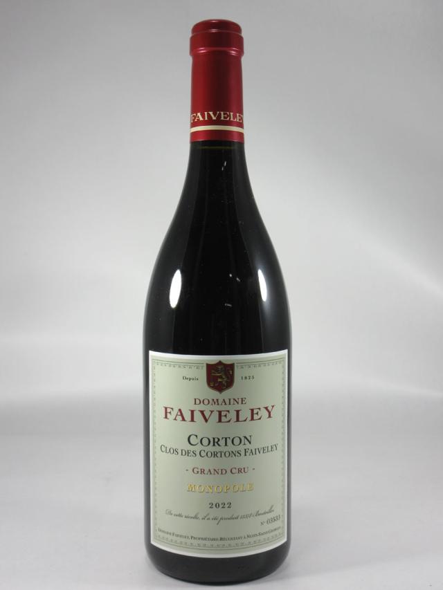 ●フェヴレ コルトン クロ デ コルトン フェヴレ グラン クリュ (モノポール) [2022] 750ml 赤 FAIVELEY Corton Clos des Cortons Faiveley Grand Cru (Monopole)