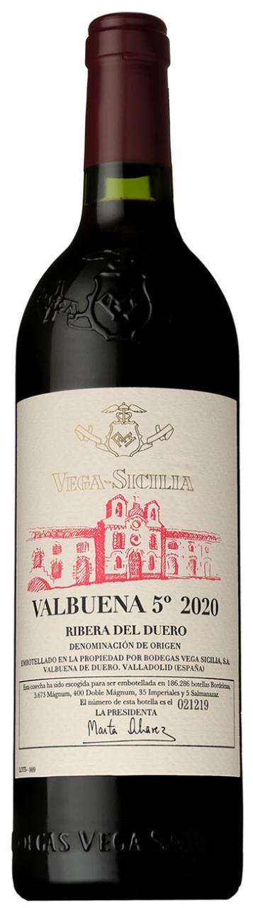 ボデガス ベガ シシリア バルブエナ5 [2020] 750ml 赤BODEGAS VEGA SICILIA VALBUENA5