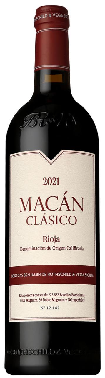 ボデガス ベンジャミン ド ロートシルト &amp; ベガ シシリア マカン クラシコ [2021] 750ml 赤BODEGAS BENJAMIN DE ROTHSCHILD &amp; VEGA SICILIA MACAN CLASICO