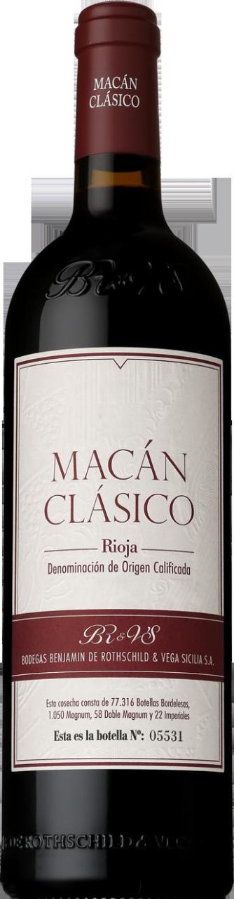 ボデガス ベンジャミン ド ロートシルト ＆ ベガ シシリア マカン クラシコ [2020] 750ml 赤BODEGAS BENJAMIN DE ROTHSCHILD &amp; VEGA SICILIA MACAN CLASICO