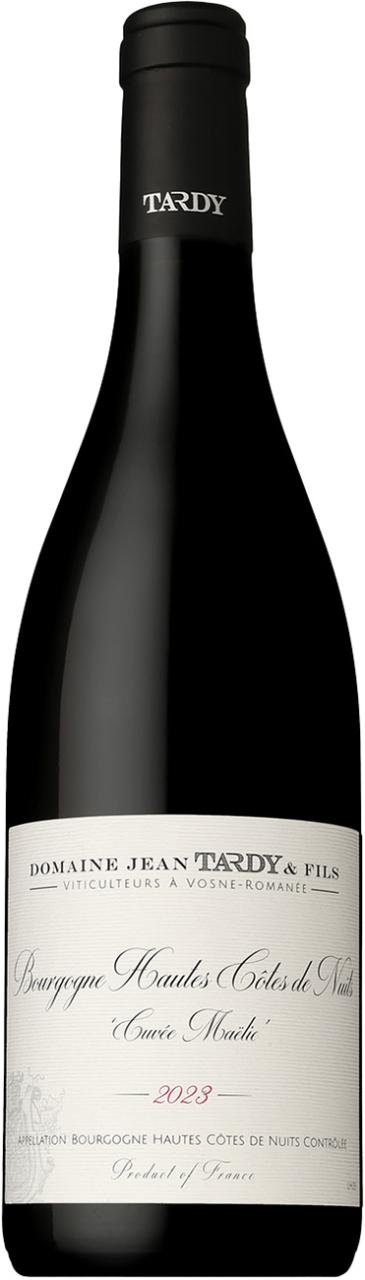 ドメーヌ ジャン タルディ ブルゴーニュ オート コート ド ニュイ ルージュ キュヴェ マエリー [2023] 750ml 赤DOMAINE JEAN TARDY BOURGOGNE HAUTES COTES DE NUITS ROUGE CUVEE MAELIE