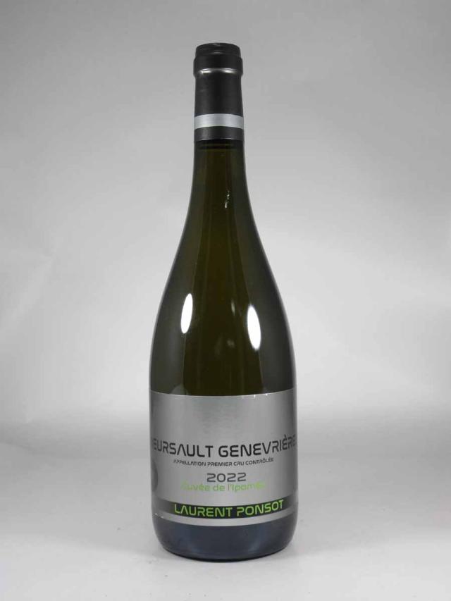 ●ローラン ポンソ ムルソー プルミエ クリュ ジュヌヴリエール キュヴェ ド リポメ [2022] 750ml 白 Laurent PONSOT Meursault 1er Cru Genevrieres Cuvee de l’Ipomee