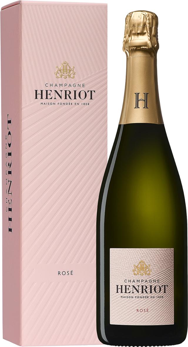 アンリオ ロゼ (ケショウバコイリ) (シンラベル) [NV] 750ml 泡 CHAMPAGNE HENRIOT ROSE WITH BOX