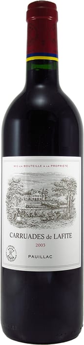 カリュアド ド ラフィット ロートシルト [2003] 750ml 赤CHATEAU LAFITE ROTHSCHILD CARRUADES DE LAFITE ROTHSCHILD