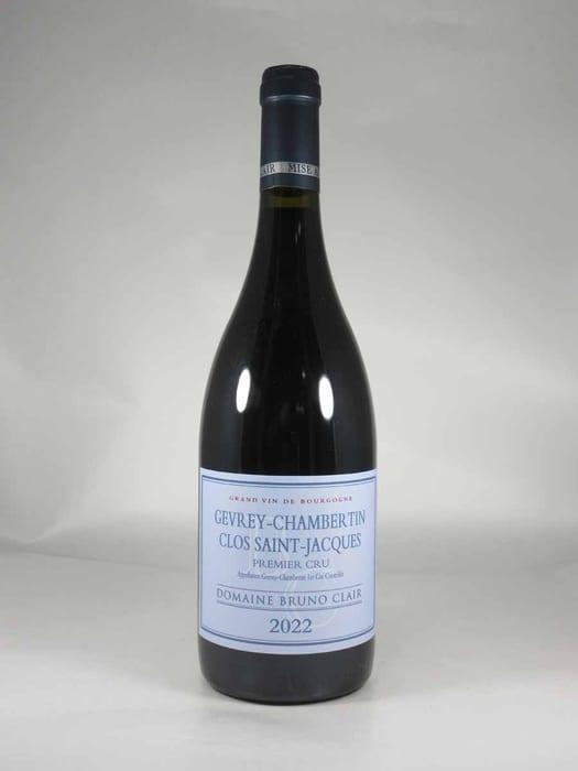 ●ブリュノ クレール ジュヴレ シャンベルタン プルミエ クリュ クロ サン ジャック [2022] 750ml 赤Bruno CLAIR Gevrey Chambertin 1er Cru Clos Saint Jacques