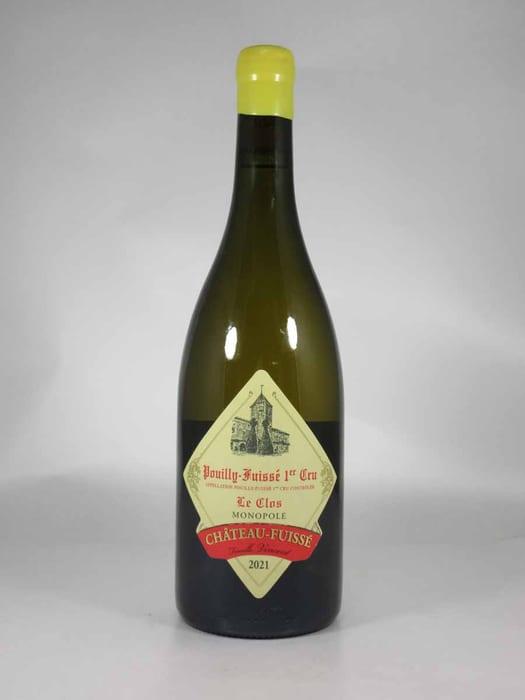 ●シャトー ド フュイッセ プイイ フュイッセ プルミエ クリュ ル クロ モノポール [2021] 750ml 白Chateau de FUISSE Pouilly Fuisse 1er Cru Le Clos (Monopole)