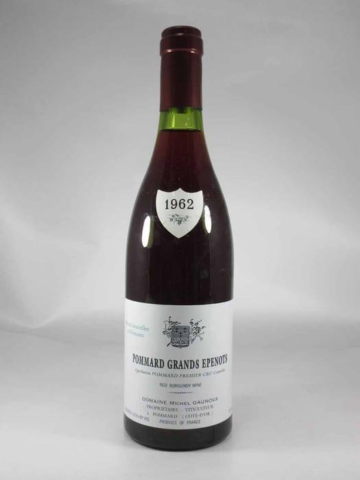 ●ミシェル ゴヌー ポマール プルミエ クリュ グラン ゼプノ [1962] 750ml 赤Michel GAUNOUX Pommard 1er Cru Grands Epenots