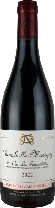 〇マキシム シュルラン ノエラ シャンボール ミュジニー プルミエ クリュ フスロット [2022] 750ml 赤Maxime Cheurlin Noellat Chambolle Musigny 1er Cru Feusselottes