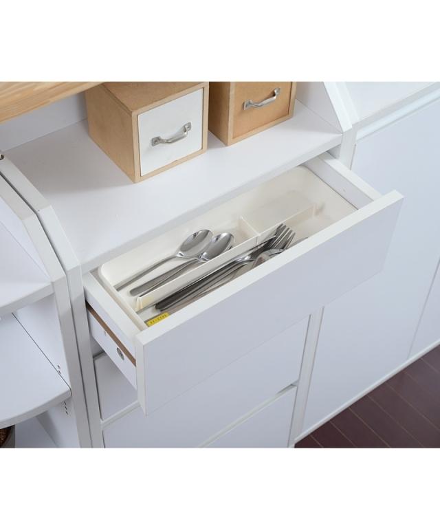 キッチン 収納 カウンター下 ダークブラウン/白 4点セット ニッセン nissenの通販は キッチン 収納 カウンター下 ダークブラウン/白 4点セット ニッセン nissenの通販は