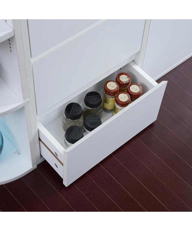 キッチン 収納 カウンター下 ダークブラウン/白 4点セット ニッセン nissenの通販は キッチン 収納 カウンター下 ダークブラウン/白 4点セット ニッセン nissenの通販は