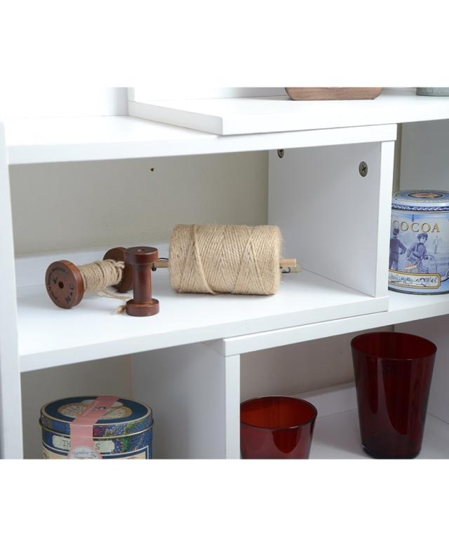 キッチン 収納 カウンター下 ダークブラウン/白 4点セット ニッセン nissenの通販は キッチン 収納 カウンター下 ダークブラウン/白 4点セット ニッセン nissenの通販は