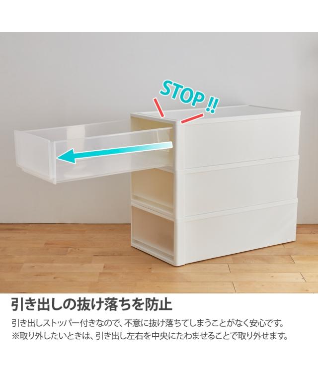 【日本製】押入れにぴったりな奥行74cmのクリアケース Sサイズ4個セット ニッセン nissen_5